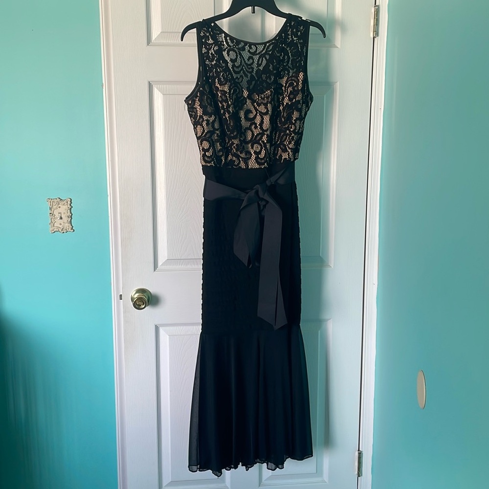 Black Lace Gown